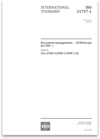 ISO 21757-1:2020 Cover