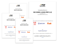 ISO 32000 bundle cover pages.
