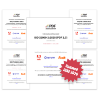 Covers of ISO 32000 bundle updated June 2026