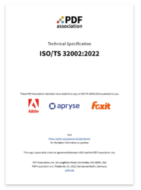 Cover of ISO TS 32002