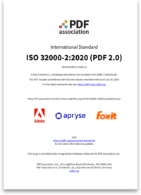 Cover of ISO 32000-2