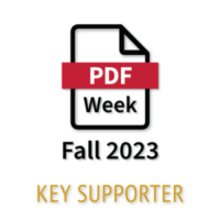 PDF Week Fall 2023 Key Supporter logo