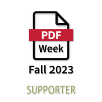 PDF Week Fall 2023 Supporter logo