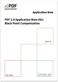 PDF 2.0 Application Note 001 Black Point Compensation cover image